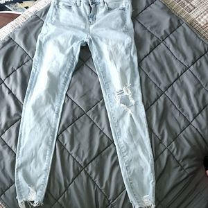 AM eagle super stretch distressed jeans